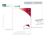 Corporate Identity, corporate Desing der Werbeagentur Hamburg f&uuml;r Visitenkarten, Briefb&ouml;gen, Website, Homepage, Internetshop, Schreibtischunterlagen, Faxbogen und Drucksachen