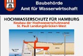 Bauschild Hamburg St. Pauli Landungsbr&uuml;cken mit Regelquerschnitt, Ansicht vergr&ouml;&szlig;ern